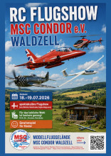 Plakat Flugshow MSC Condor 18.-19.07.2026